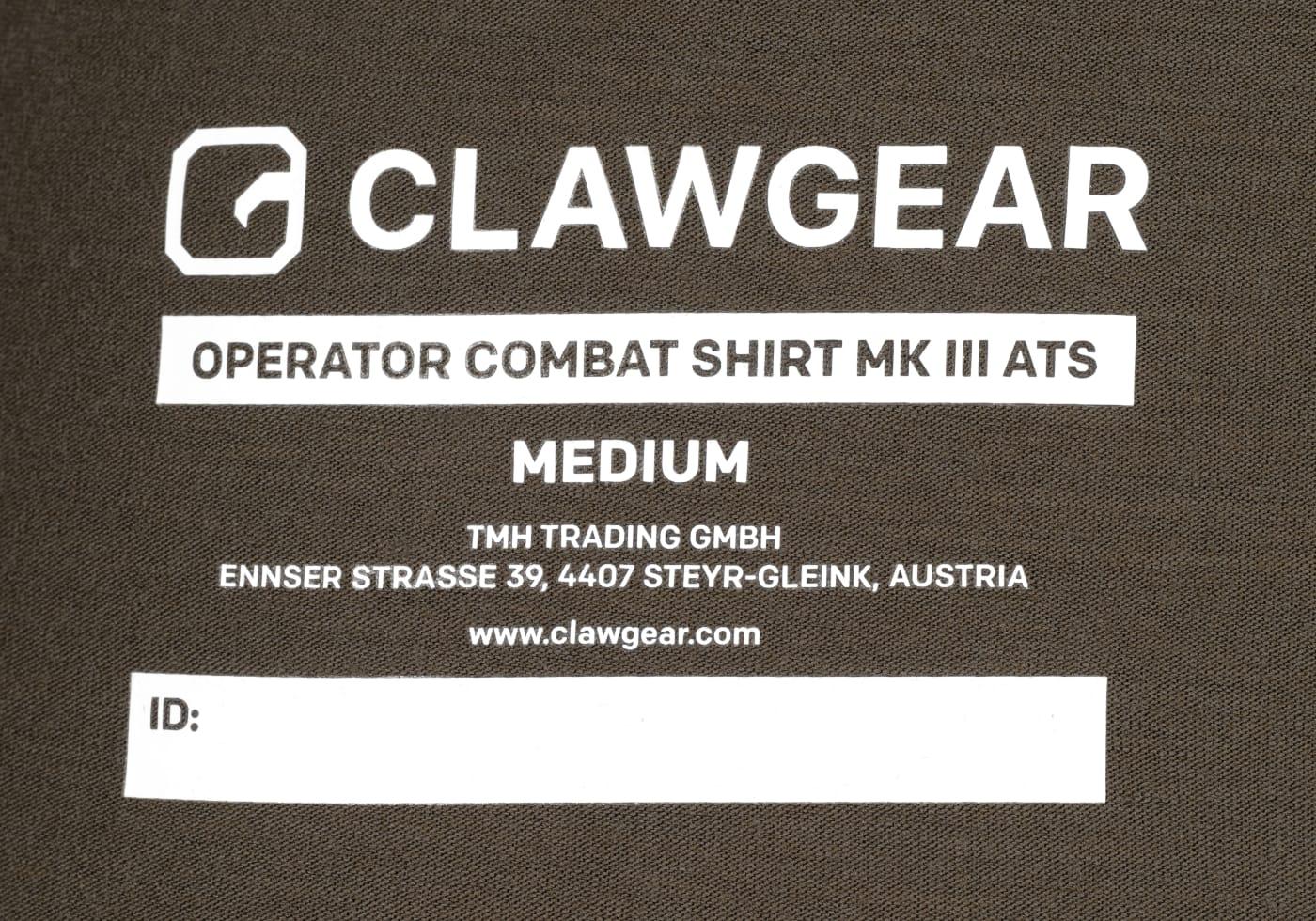 Clawgear Operator Combat Shirt MK III ATS Flex Stonegrey Olive