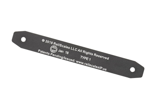 Metal Type M CNC Aluminium Rail Cover Long for M-LOK & Keymod Black