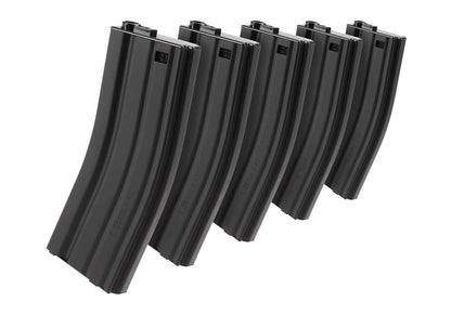 G&G Magazine M4 Midcap 125rds 5pcs Set Black