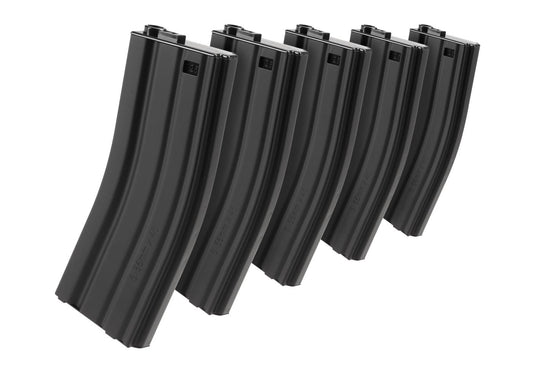 G&G Magazine M4 Midcap 125rds 5pcs Set Black