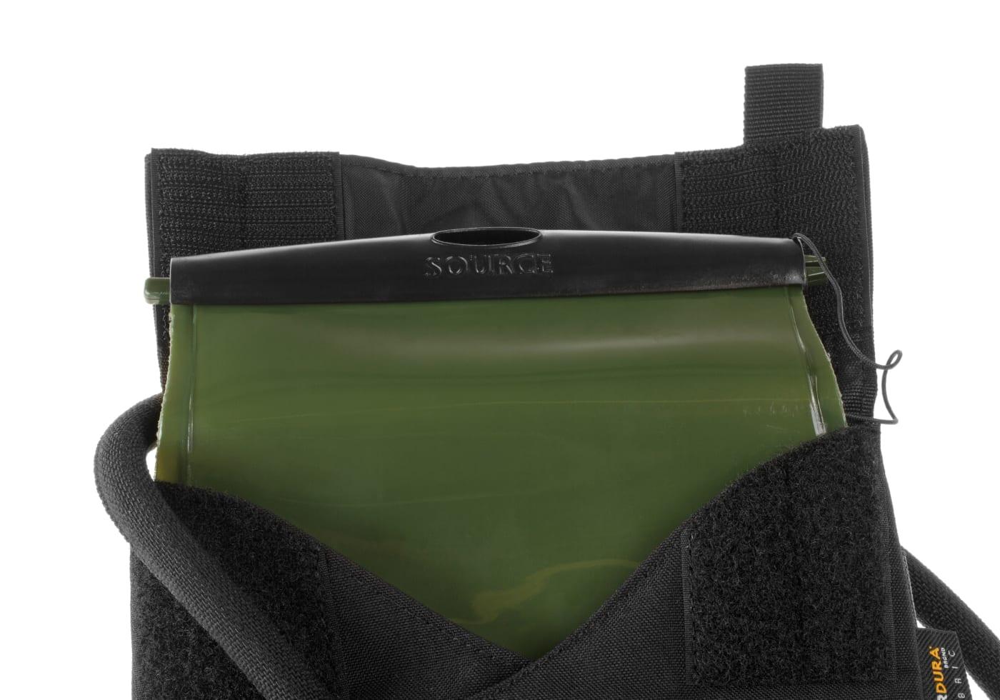 Source Kangaroo 1L Collapsible Canteen with Pouch Black