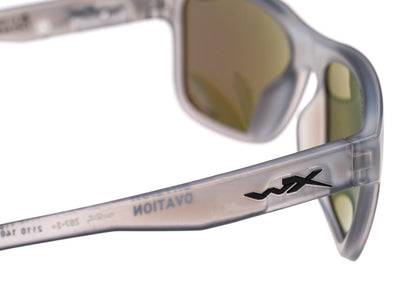 Wiley X WX Ovation Captivate Polarized Blue Mirror Transparent