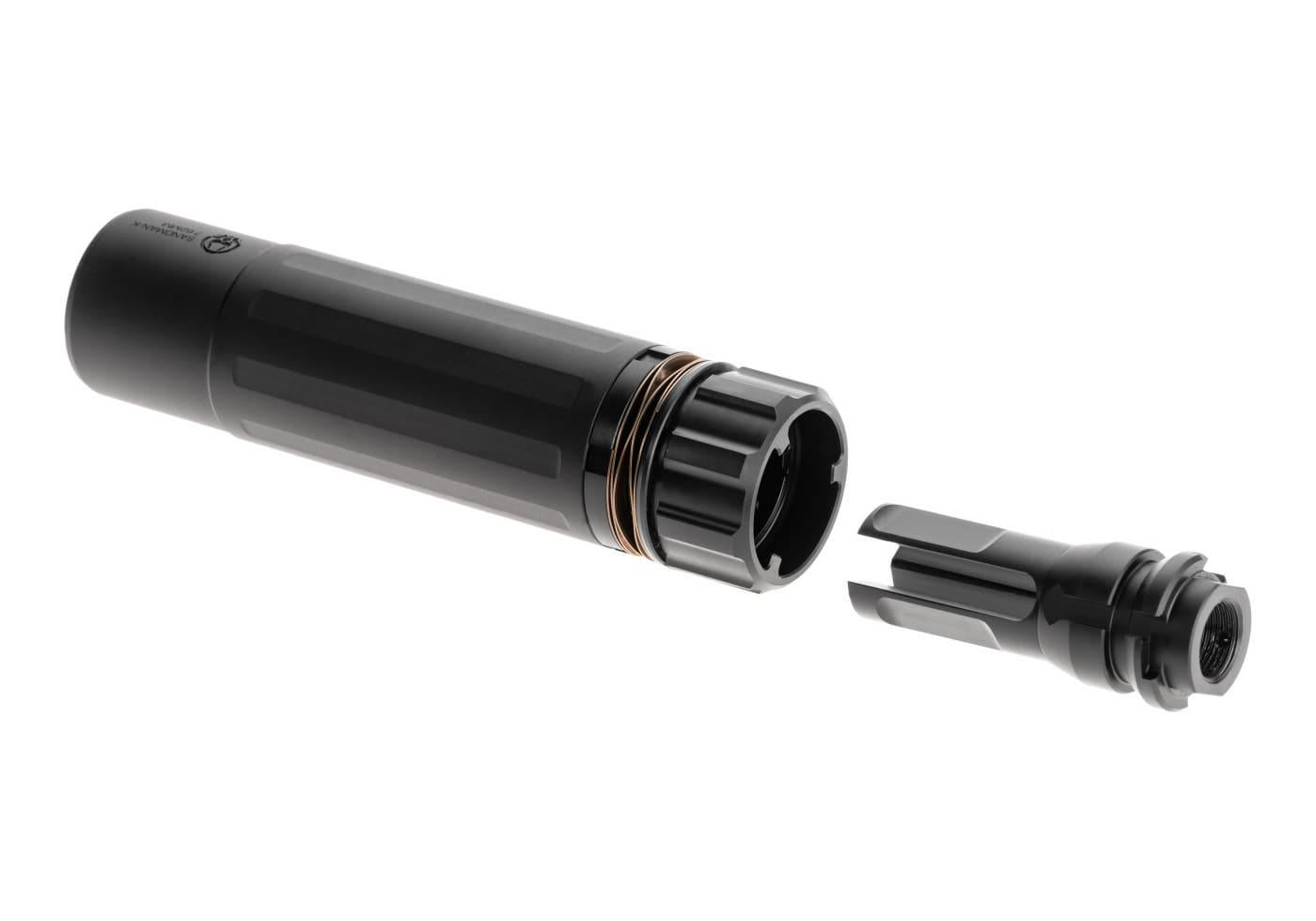 PTS Syndicate Dead Air Sandman-K Mock Suppressor with Tracer Black