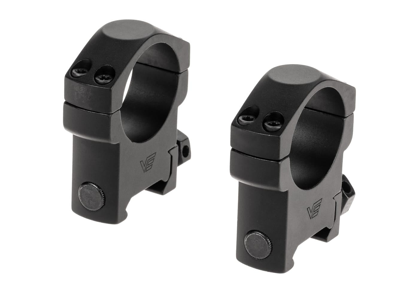 Vector Optics 30mm High Profile Weaver Rings Black