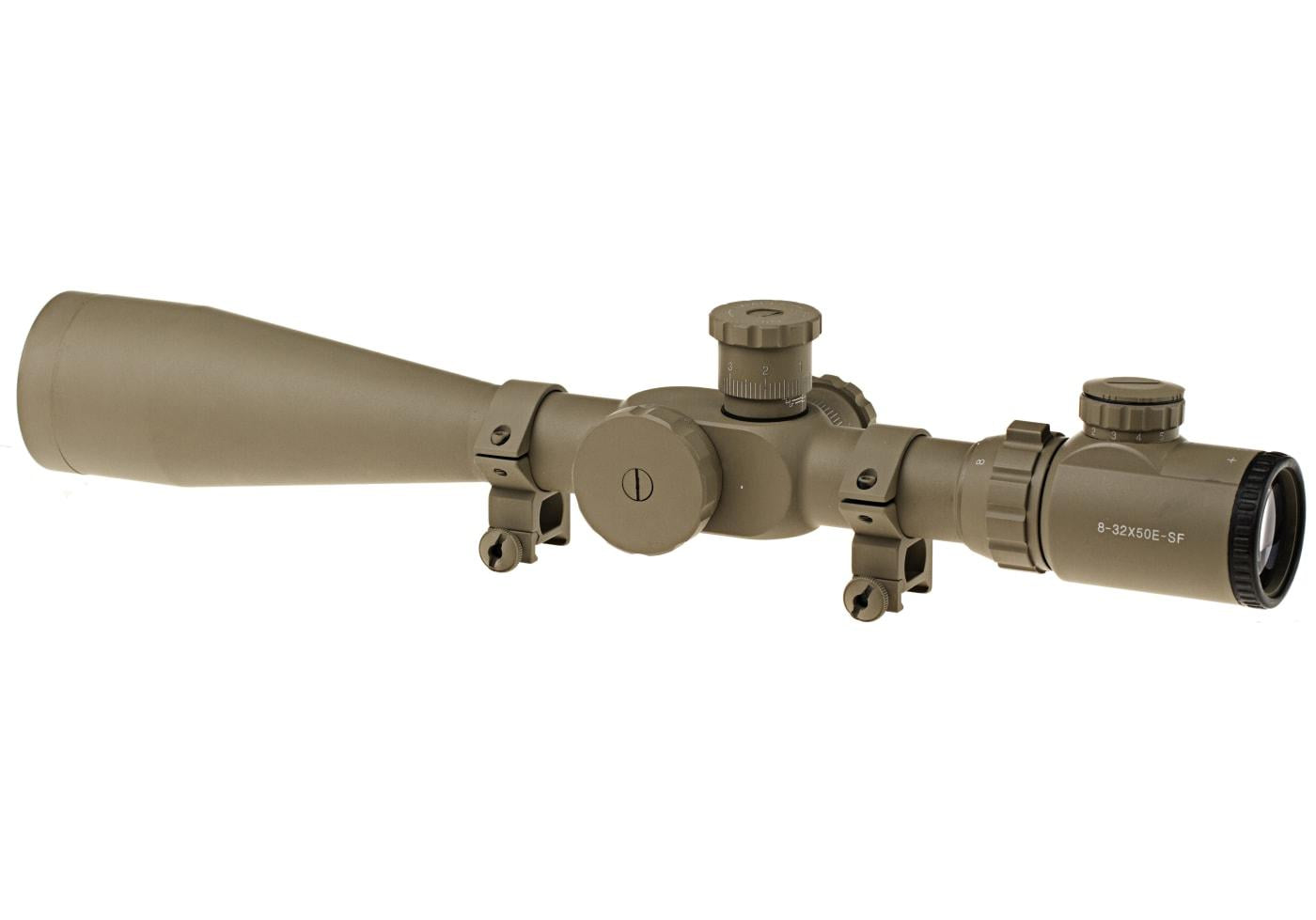 Aim-O 8-32x50E-SF Sniper Rifle Scope Desert