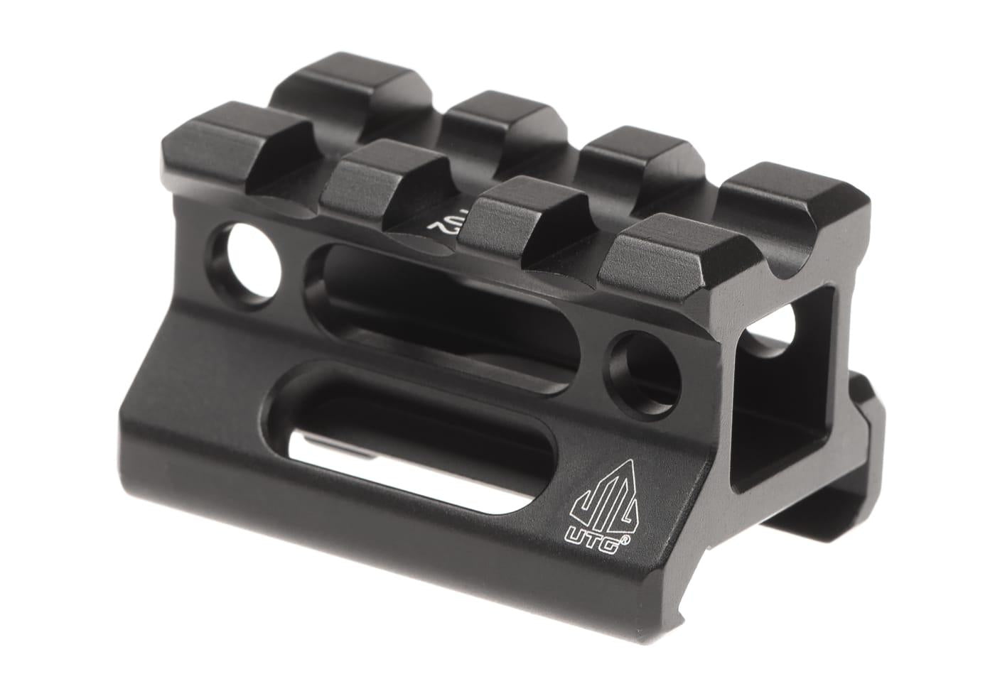 Leapers Universal Super Slim Riser Mount 3 Slot 0.75' Black