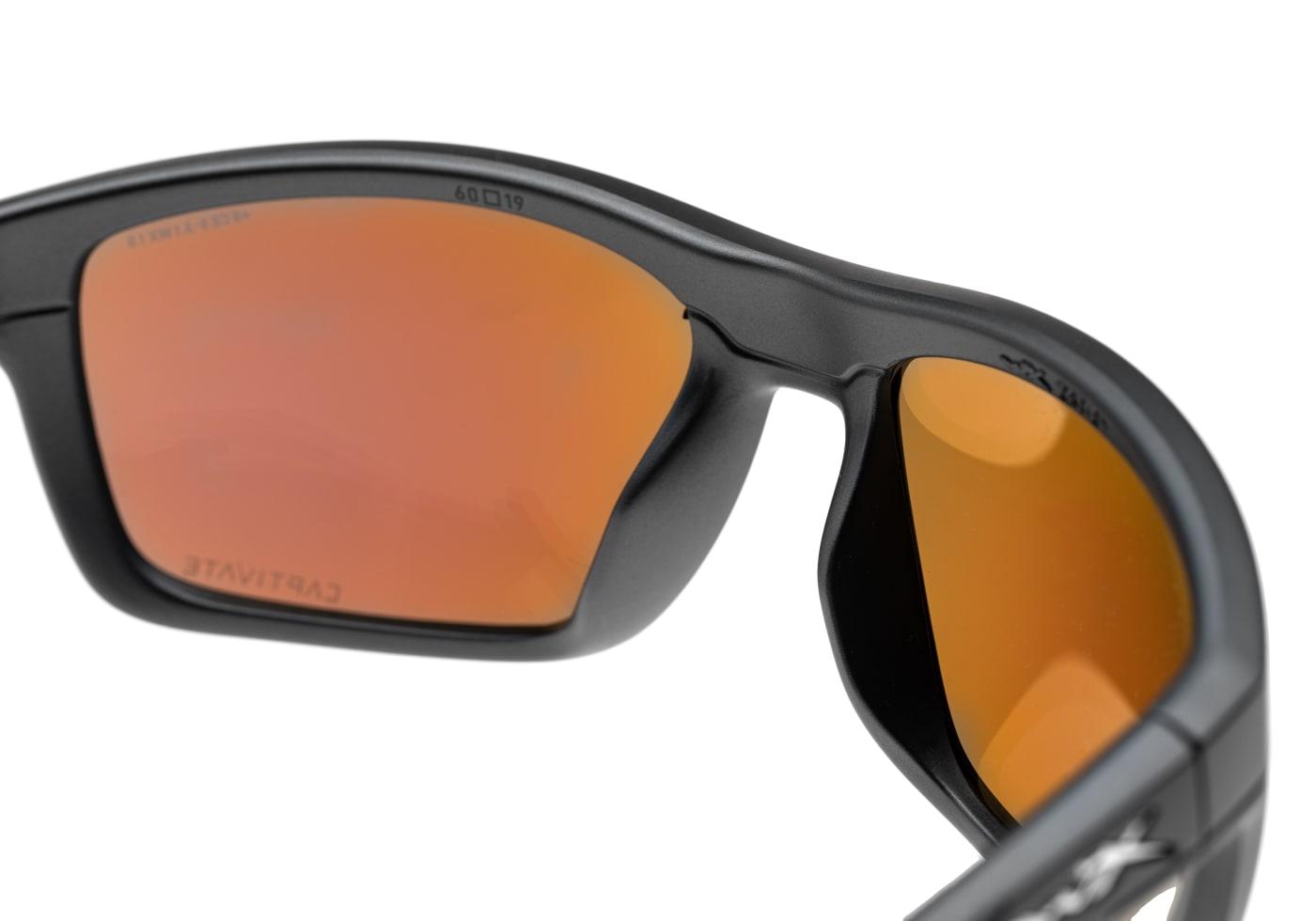 Wiley X WX Kingpin Captivate Polarized Green Mirror Grey