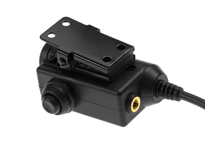 Earmor M51 Tactical PTT 3.5mm AUX Black