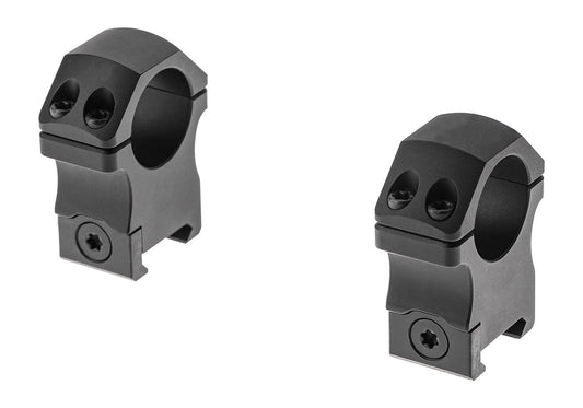 Leapers PRO 25.4 High Profile P.O.I. Picatinny Rings Black Scope Mount