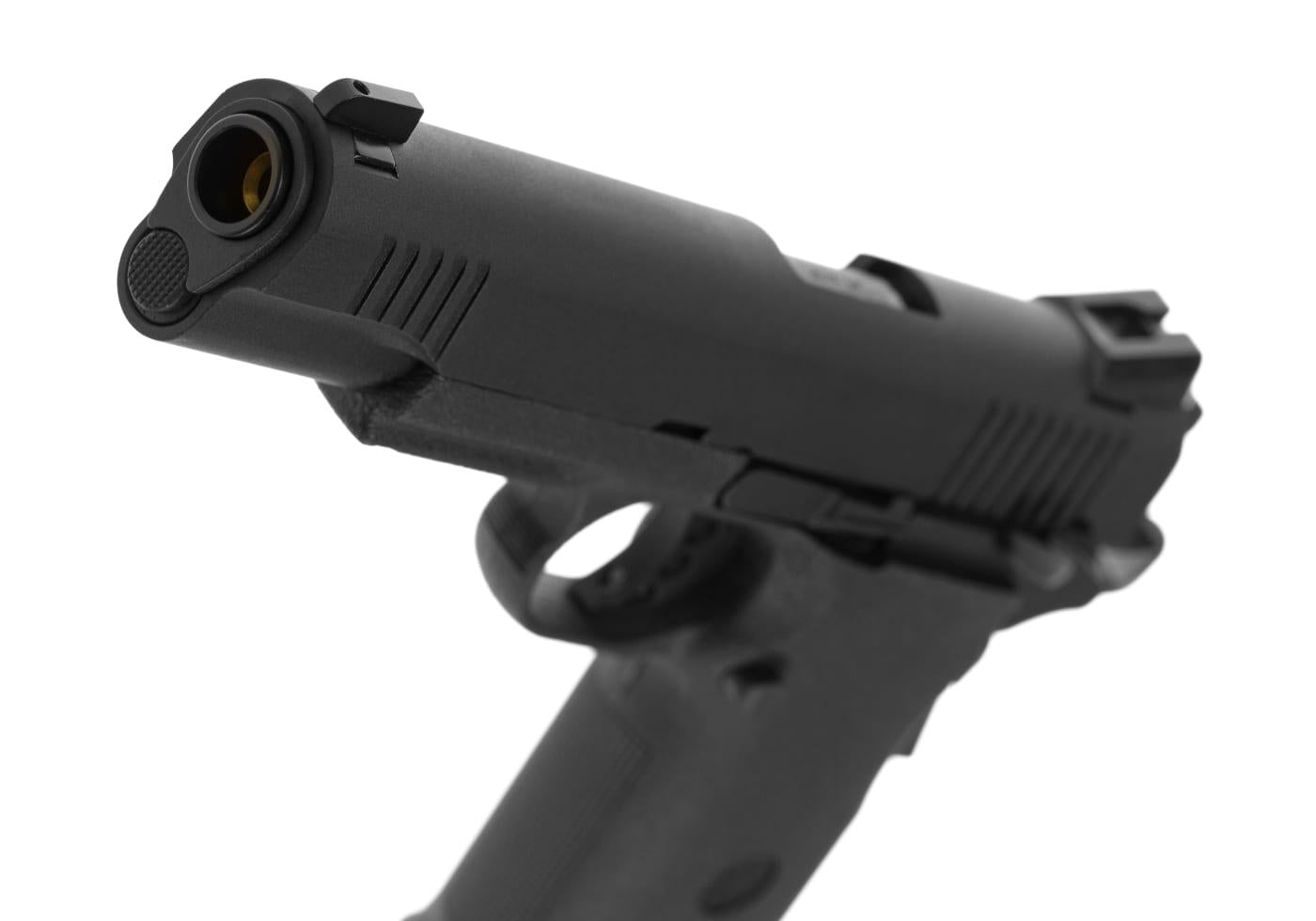 KJW KP-11 Full Metal GBB Pistol Black