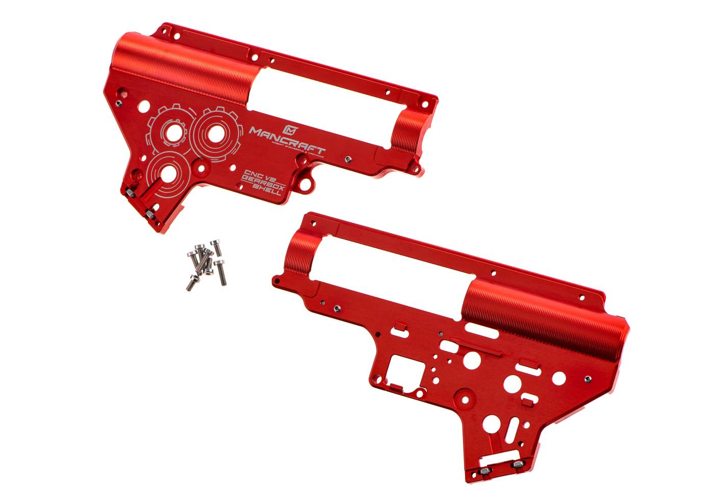 Mancraft CNC Gearbox V2 8mm QSC Red