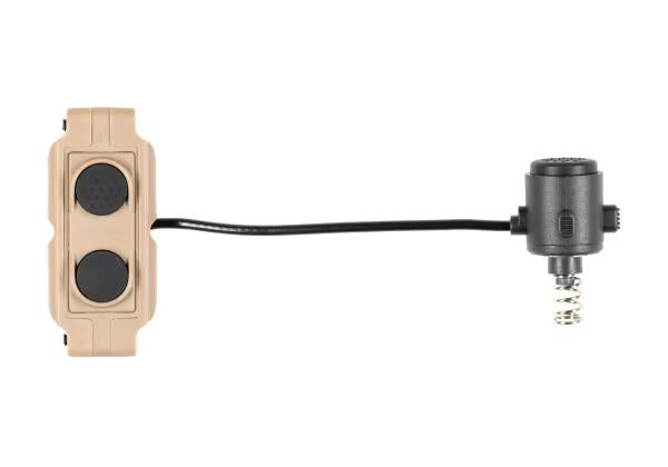 WADSN Dual Function Tape Switch for Rein Tactical Lights Dark Earth