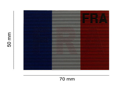 Clawgear Dual IR Patch FRA Multicolor