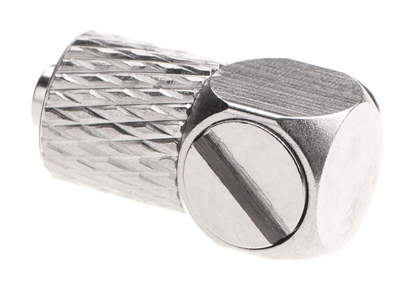 EpeS HPA 6mm Hose Coupling with Screwed Catch 90 Degree - Outer M5 Thread