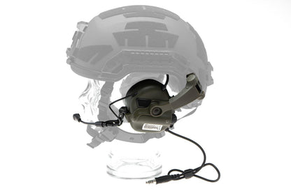 Earmor M32X Plus Hearing Protection Set for ARC Helmet Rails Foliage Green