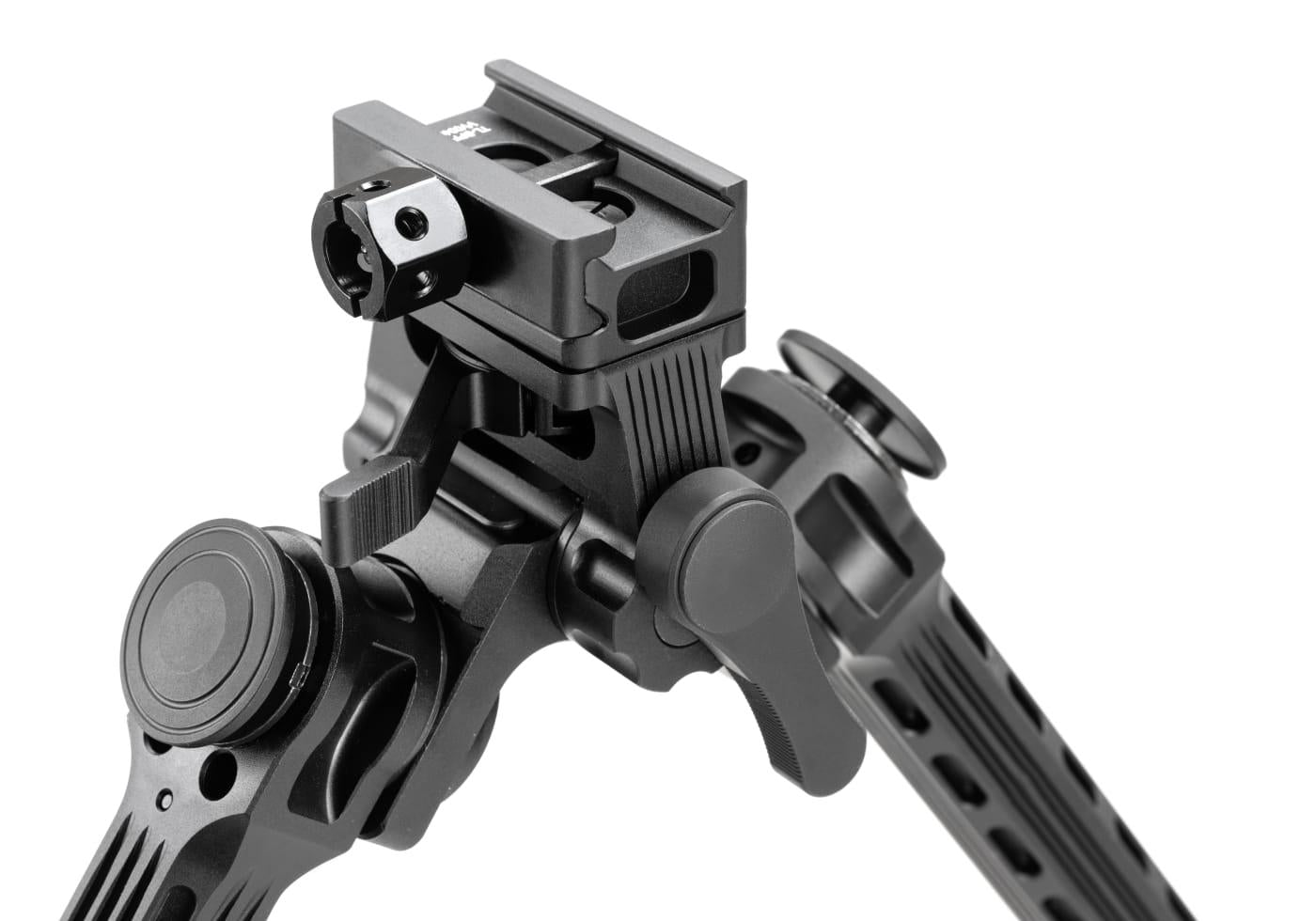 Leapers Big Bore Full Stability 9.4-14.0 Inch Center Height Bipod Black