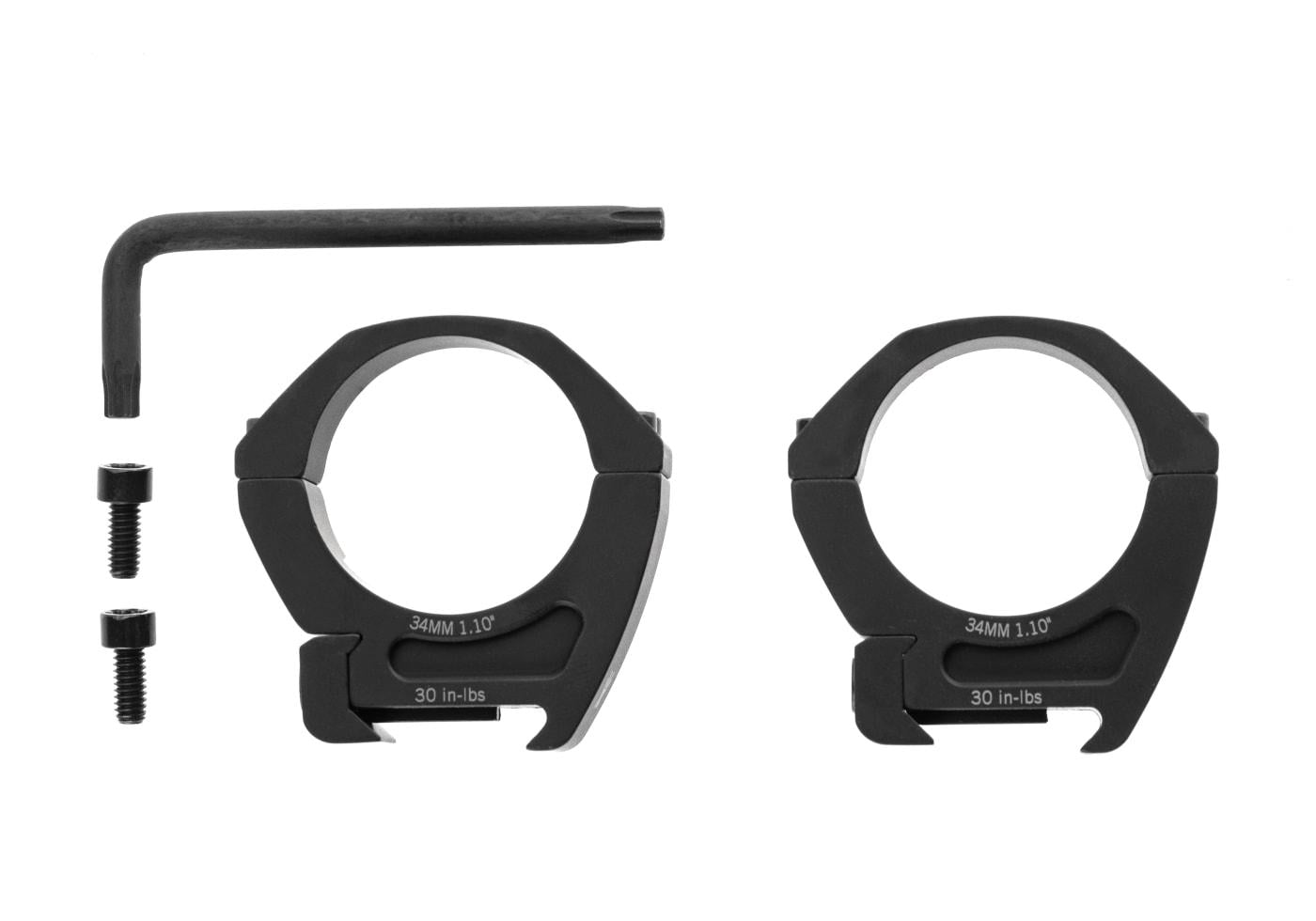 Leapers PRO 34mm Medium Profile P.O.I. Picatinny Rings Black