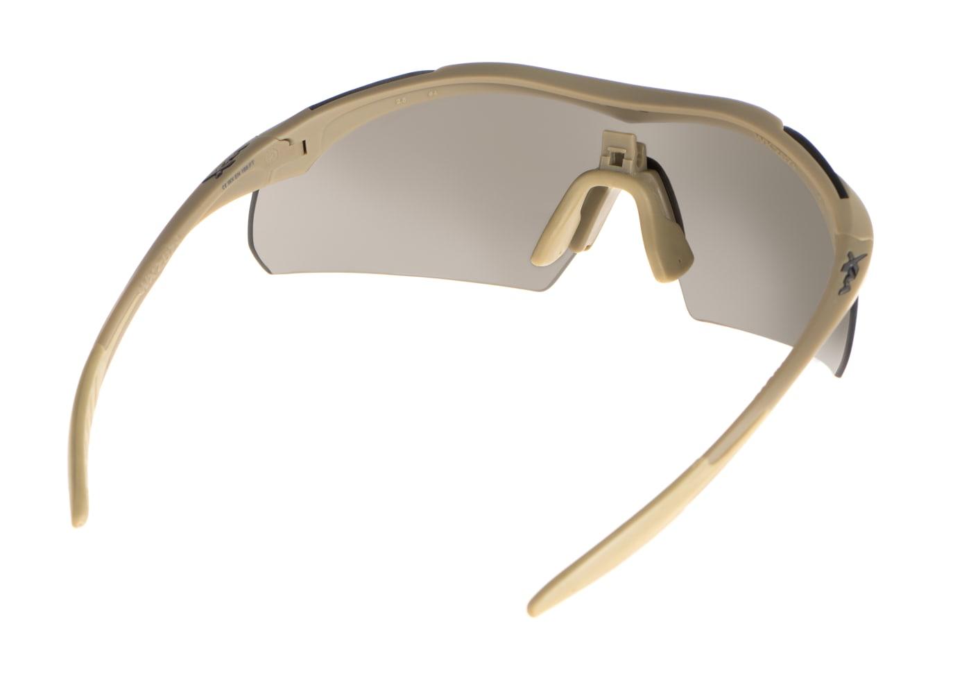 Wiley X WX Vapor 2.5 Grey / Clear / Light Rust Tan