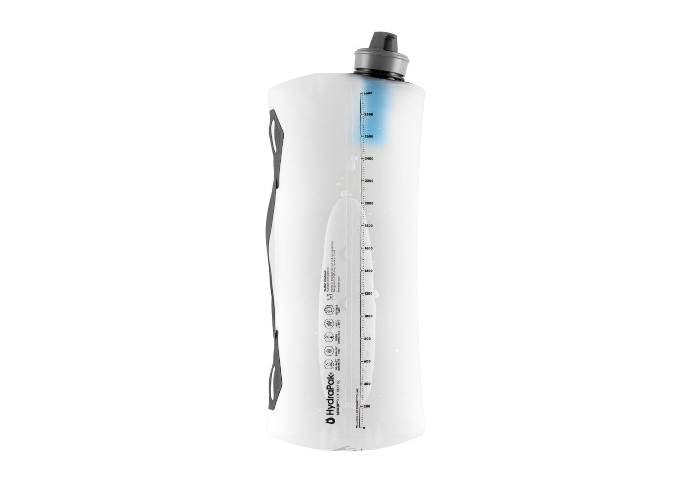 Hydrapak Seeker+ 3L Water Bottle Clear