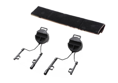 Z-Tactical Tactical Helmet Rail Adapter Set for Comtac I&II Black