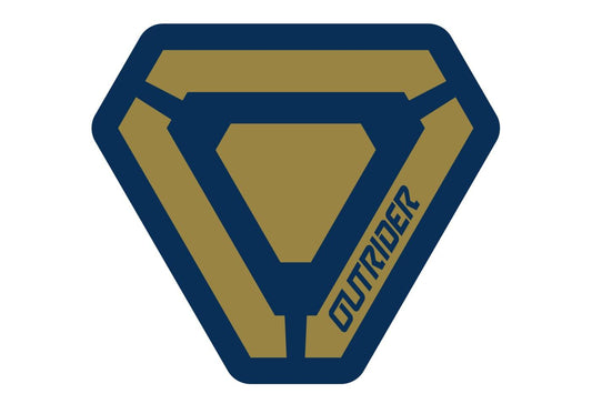 Outrider Tactical Triangle Medium Patch Blue