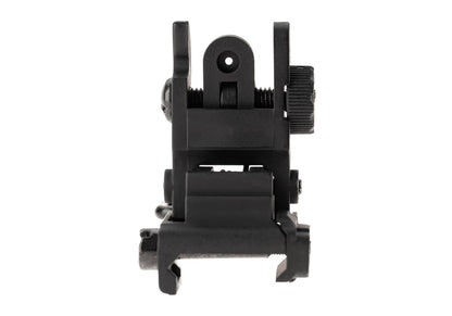 Pirate Arms M4SS Polymer Foldable Rear Sight Black