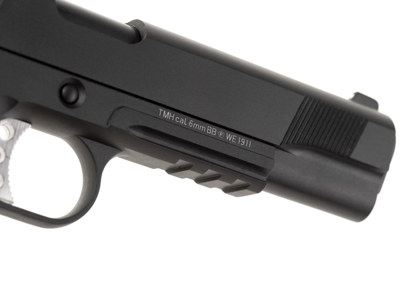 WE M1911 MEU Tactical Full Metal GBB Black
