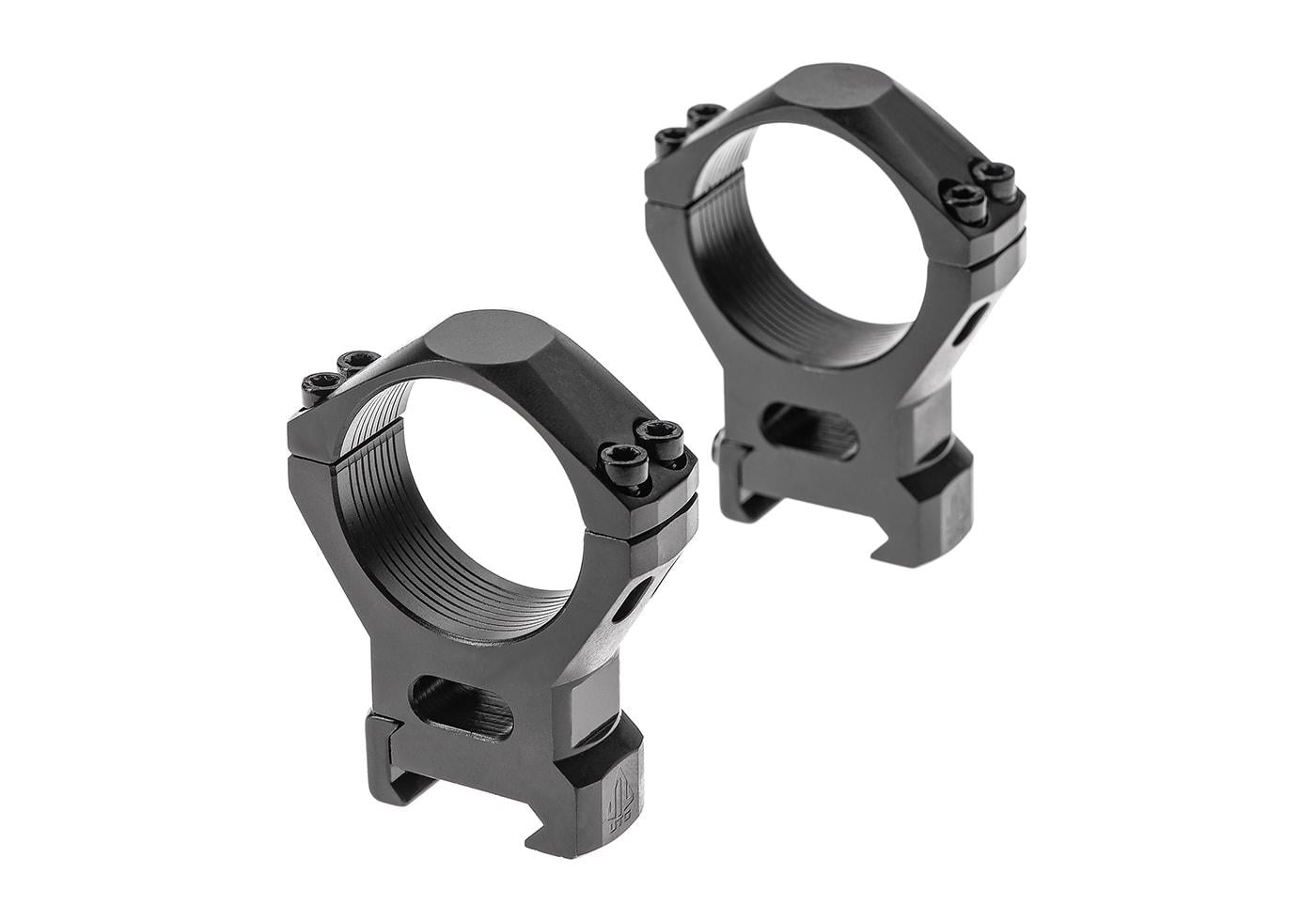 Leapers 34mm High Profile Steel Picatinny Rings Black