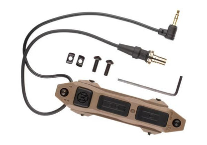 WADSN Tactical Augmented Dual Function Tape Switch with Lock SF ML & 3.5mm Dark Earth