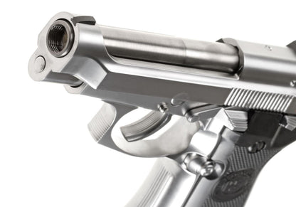 WE M84 Full Metal GBB Silver