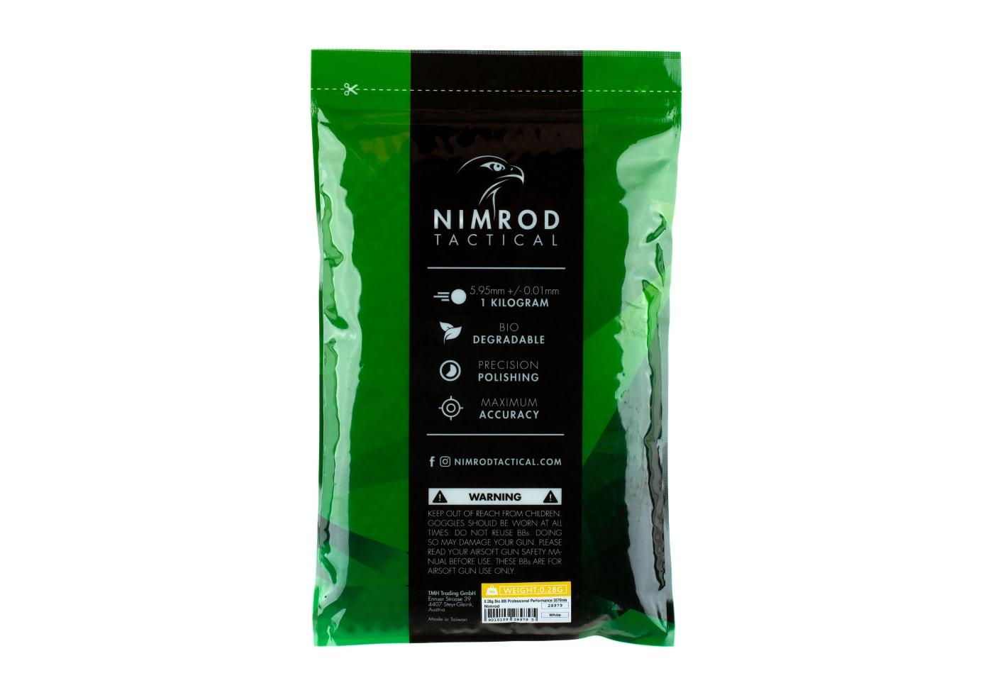 Nimrod 0.28g Bio BB Professional Performance 3570rds White