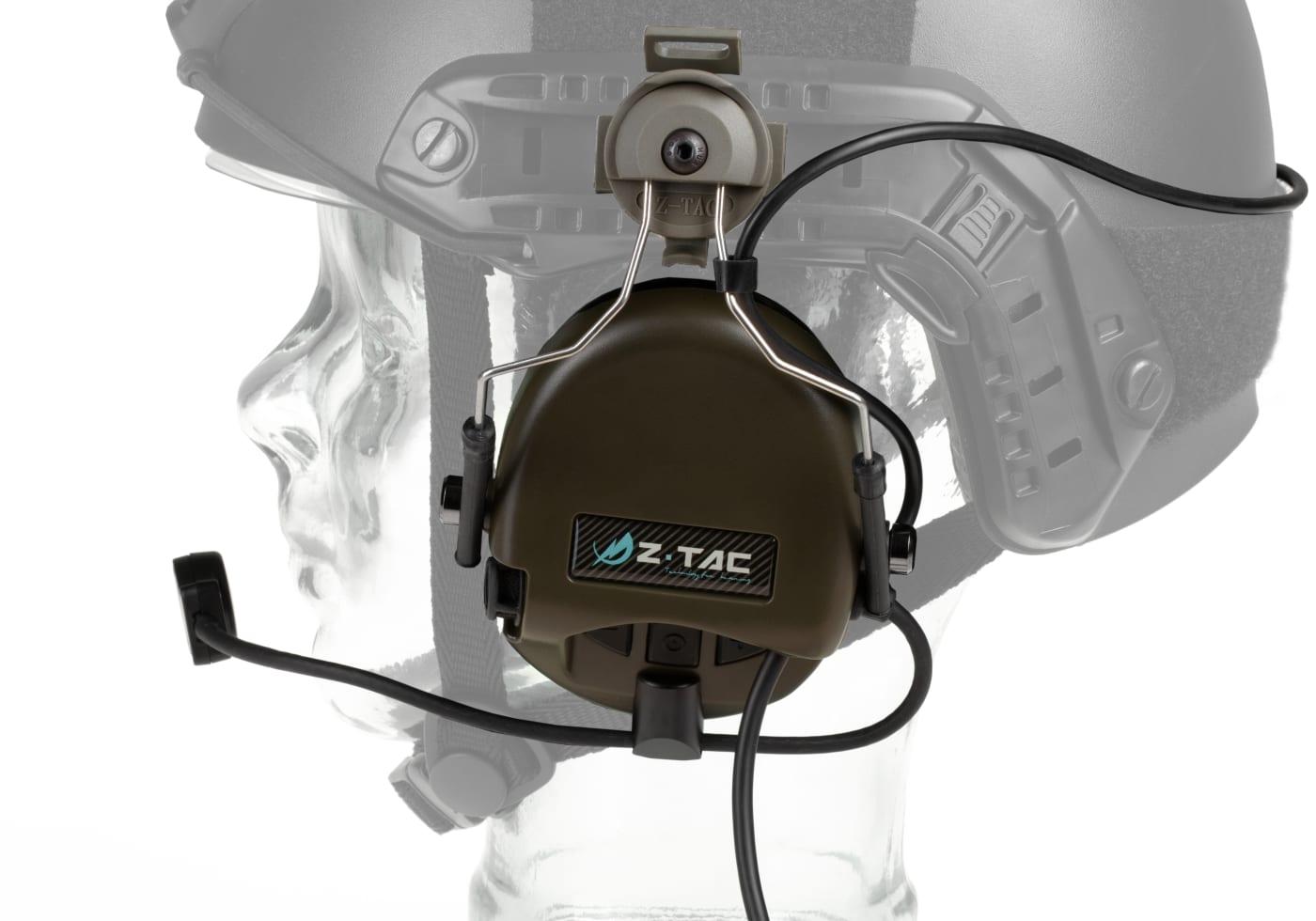 Z-Tactical SRD Headset FAST Military Standard Plug Foliage Green