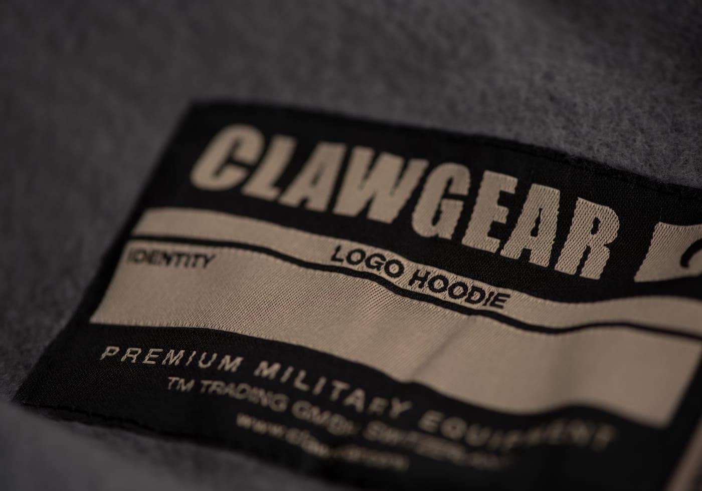 Clawgear CG Logo Hoodie Wolf Grey