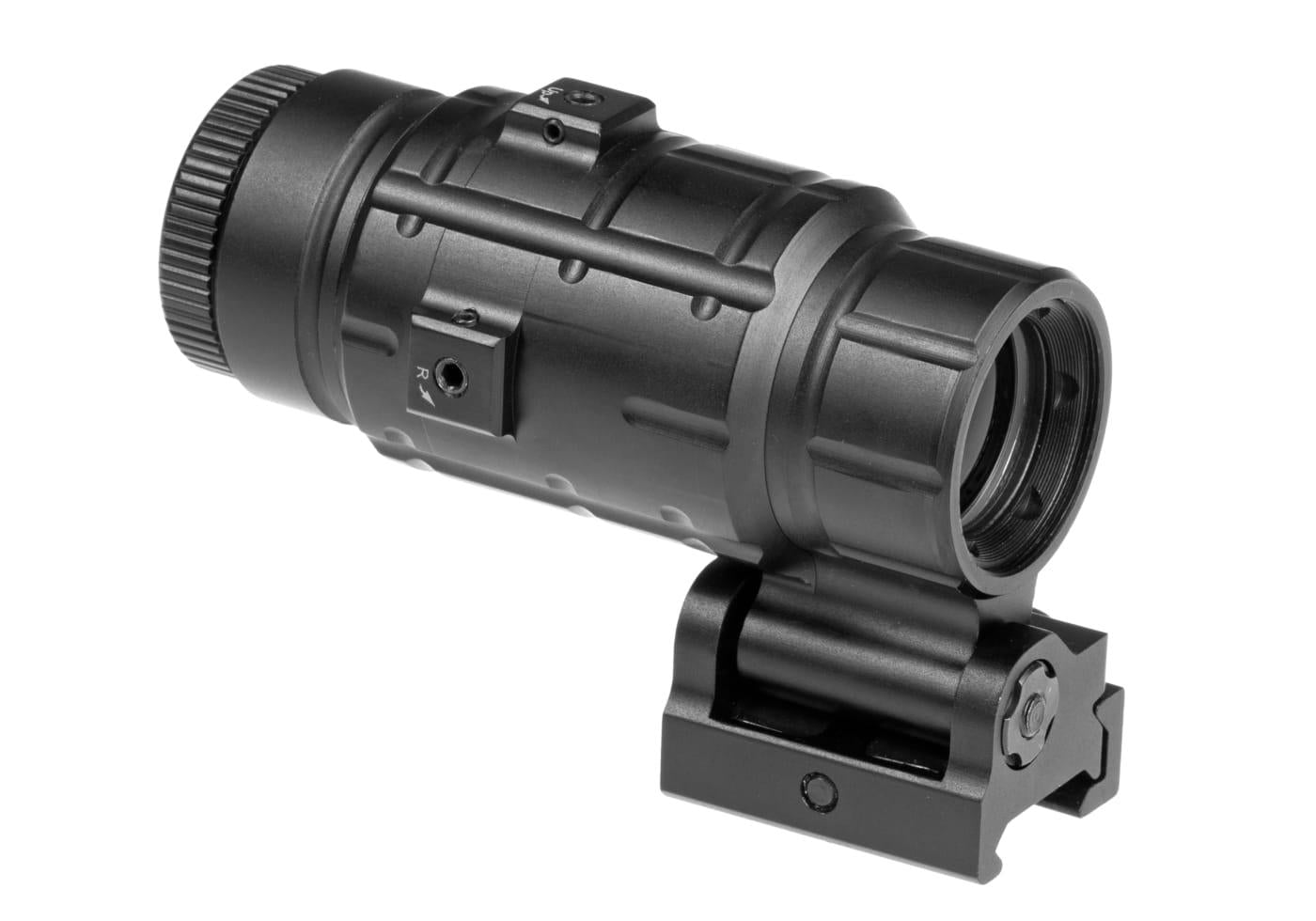 Leapers 3x Flip-to-Side QD Magnifier Adjustable TS Black