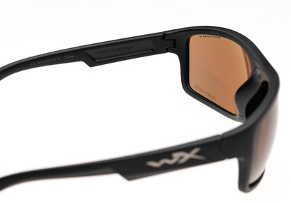 Wiley X WX Peak Captivate Polarized Copper Black