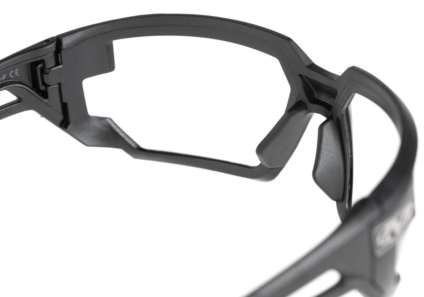Mechanix Wear Type-X Glasses Clear Lens Black