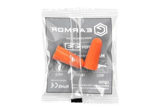 Earmor MaxDefense Ear Plugs NRR33 60 Pairs Box
