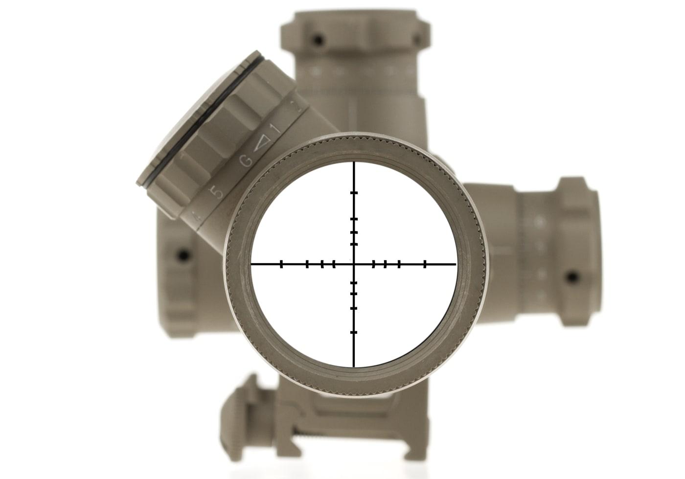 Aim-O 3.5-10x40E-SF Sniper Rifle Scope Desert