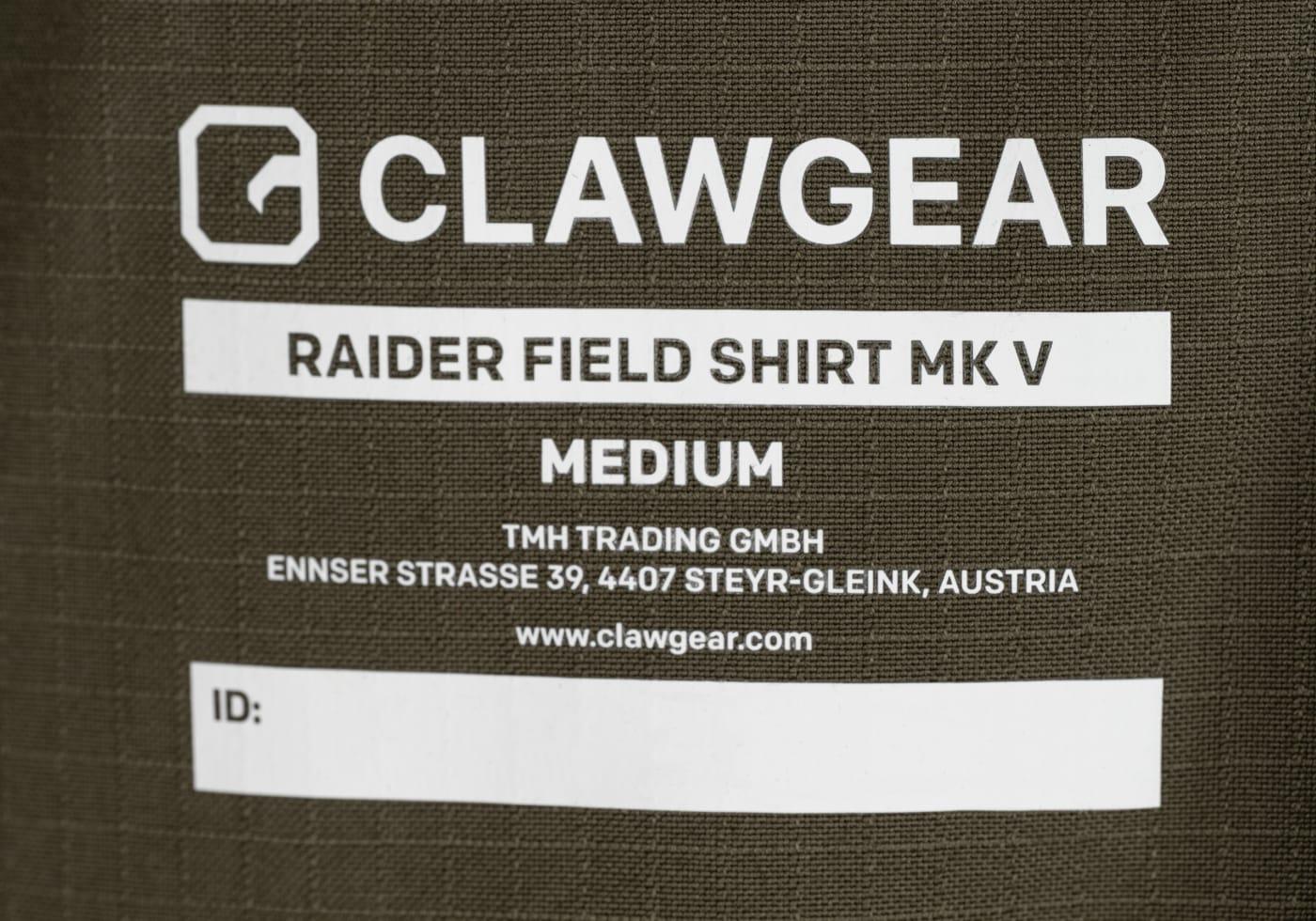 Clawgear Raider Field Shirt MK V Stonegrey Olive