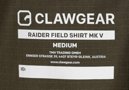 Clawgear Raider Field Shirt MK V Stonegrey Olive