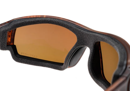 Wiley X WX Breach Captivate Polarized Bronze Mirror Brown