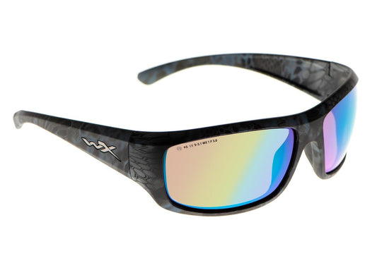Wiley X WX Omega Captivate Polarized Green Mirror Kryptek Neptune