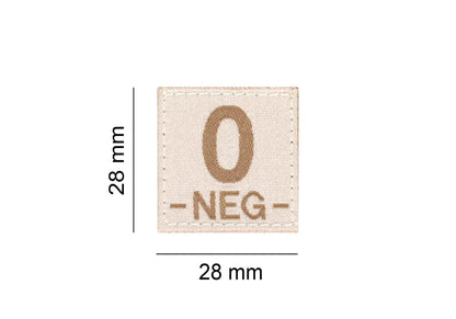 Clawgear 0 Neg Bloodgroup Patch