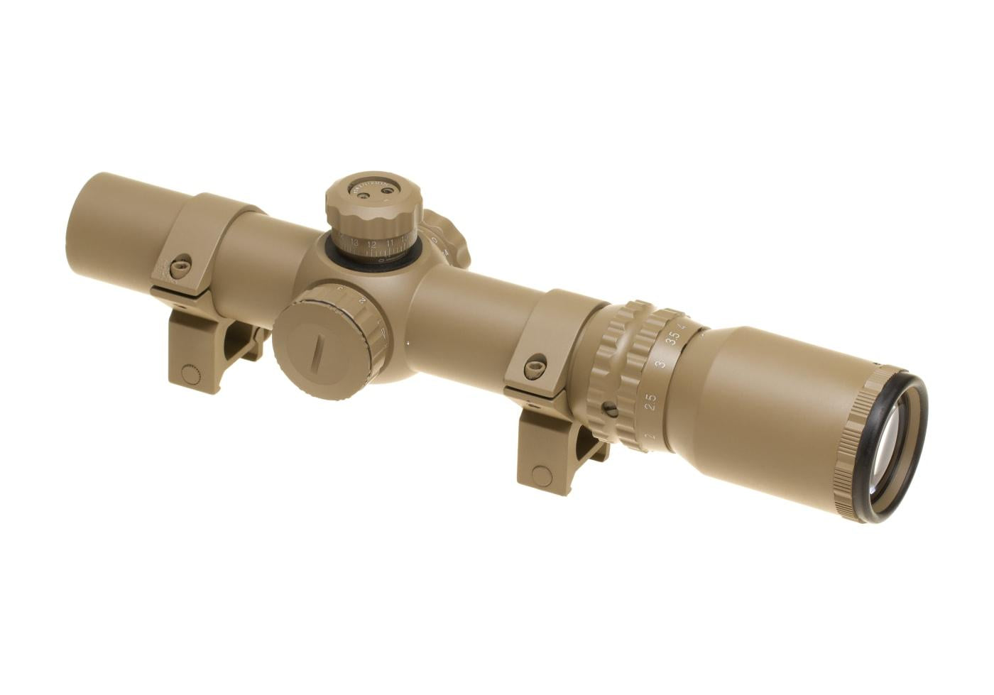 Aim-O 1-4x24 SE Tactical Scope Desert