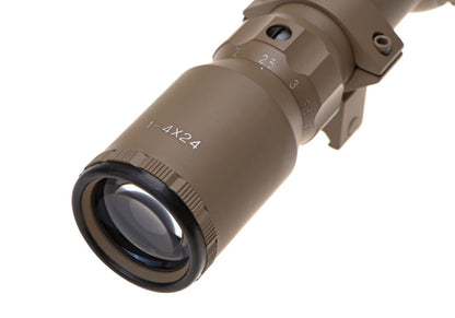 Aim-O 1-4x24 Tactical Scope Desert