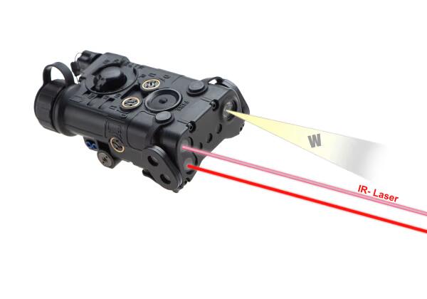 WADSN L-3 NGAL Illuminator / laser module Red + IR Black
