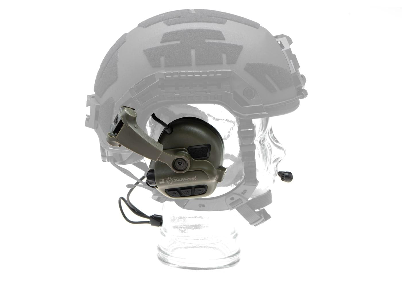 Earmor M32X Plus Hearing Protection Set for ARC Helmet Rails Foliage Green