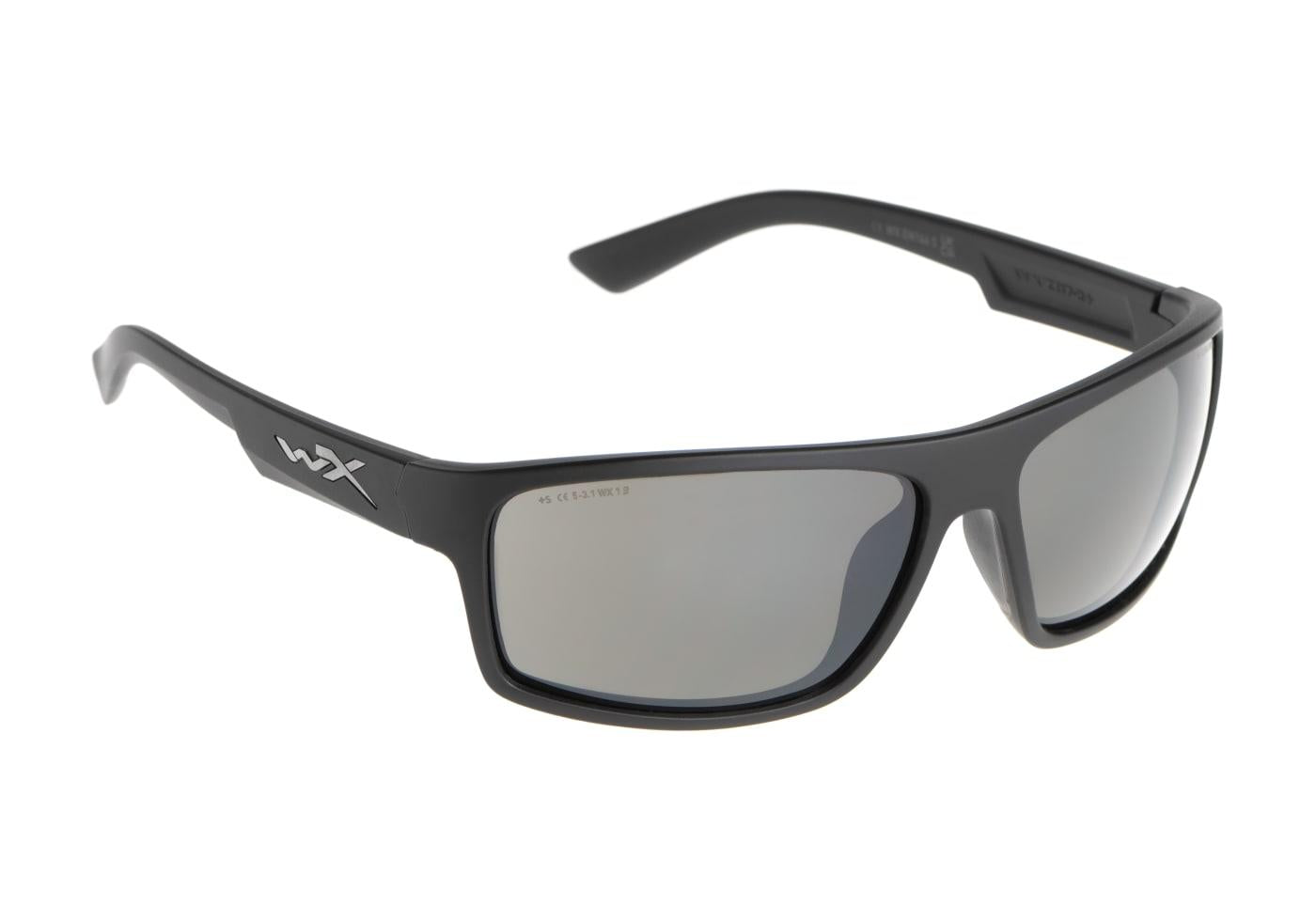 Wiley X WX Peak Silver Flash Black