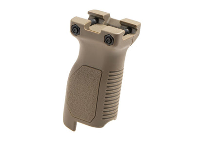 Strike Industries Angled Vertical Picatinny Grip with Cable Management Long Dark Earth