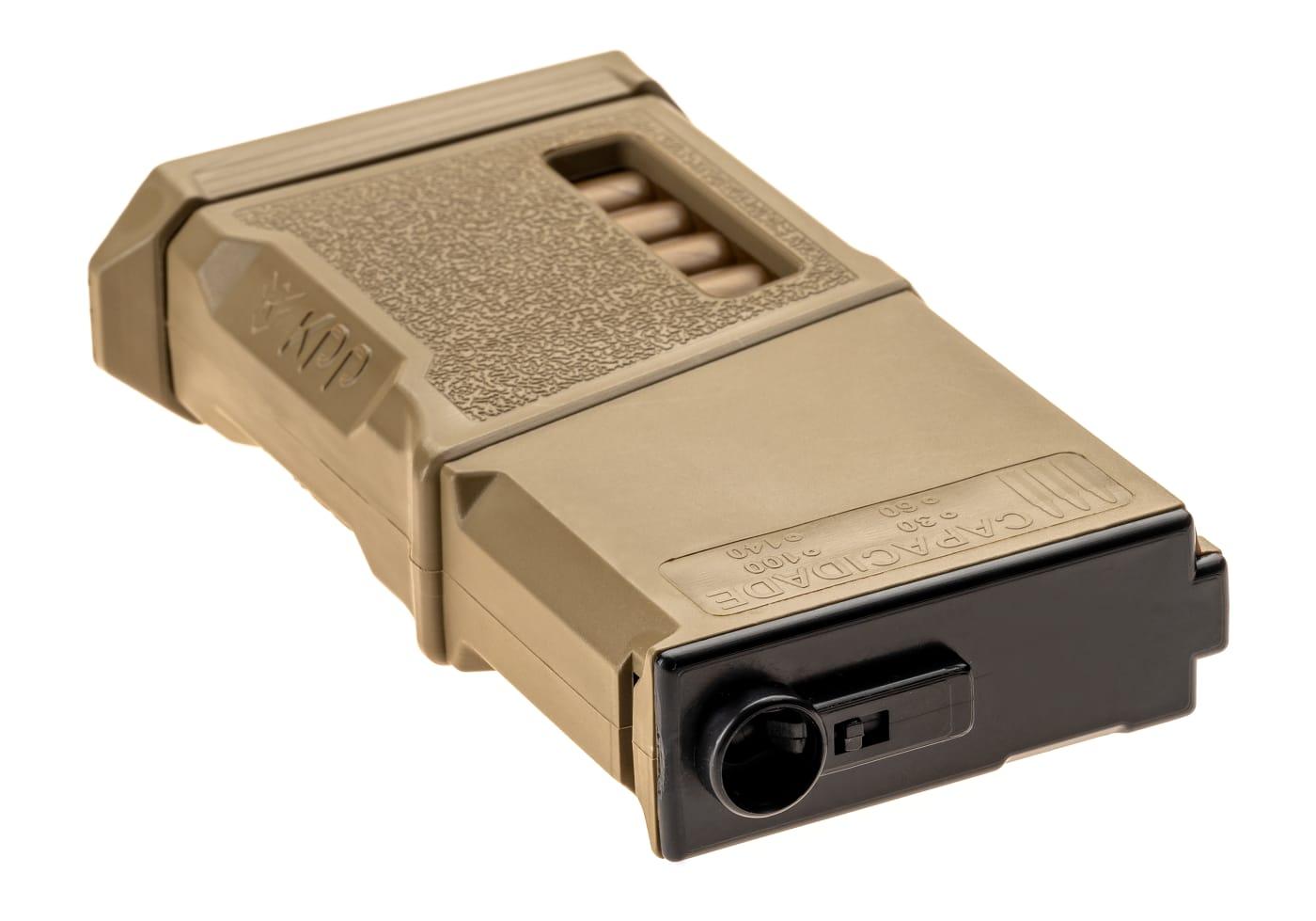 KPP DMR Mulitcapacity M4 Magazine 30/60/100/140rds Tan 6mm bb